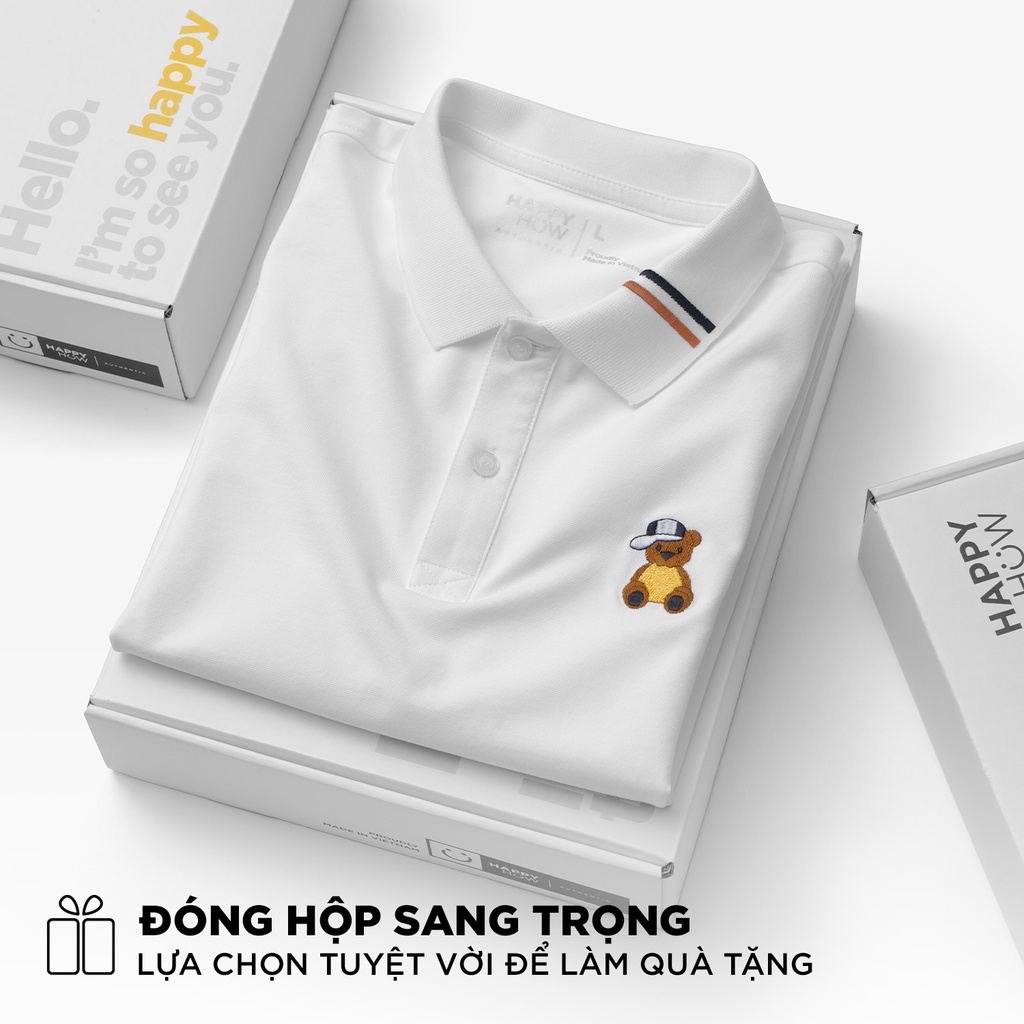 Áo thun Polo nam cổ bẻ TEDI vải cá sấu Cotton xuất xịn, chuẩn form,sang trọng-lịch lãm - HAPPYHOW