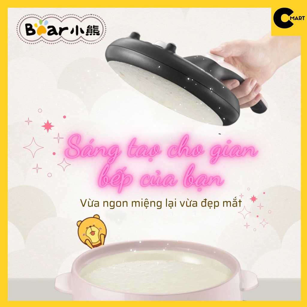 Máy Làm Bánh Tráng, Bánh Crepe, Bánh Cuốn Chống Dính Cao Cấp BEAR DBC-C06E1 [CMART GIA DỤNG TIỆN ÍCH]