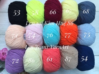 Len Jeans YarnArt ( từ màu 69-80)