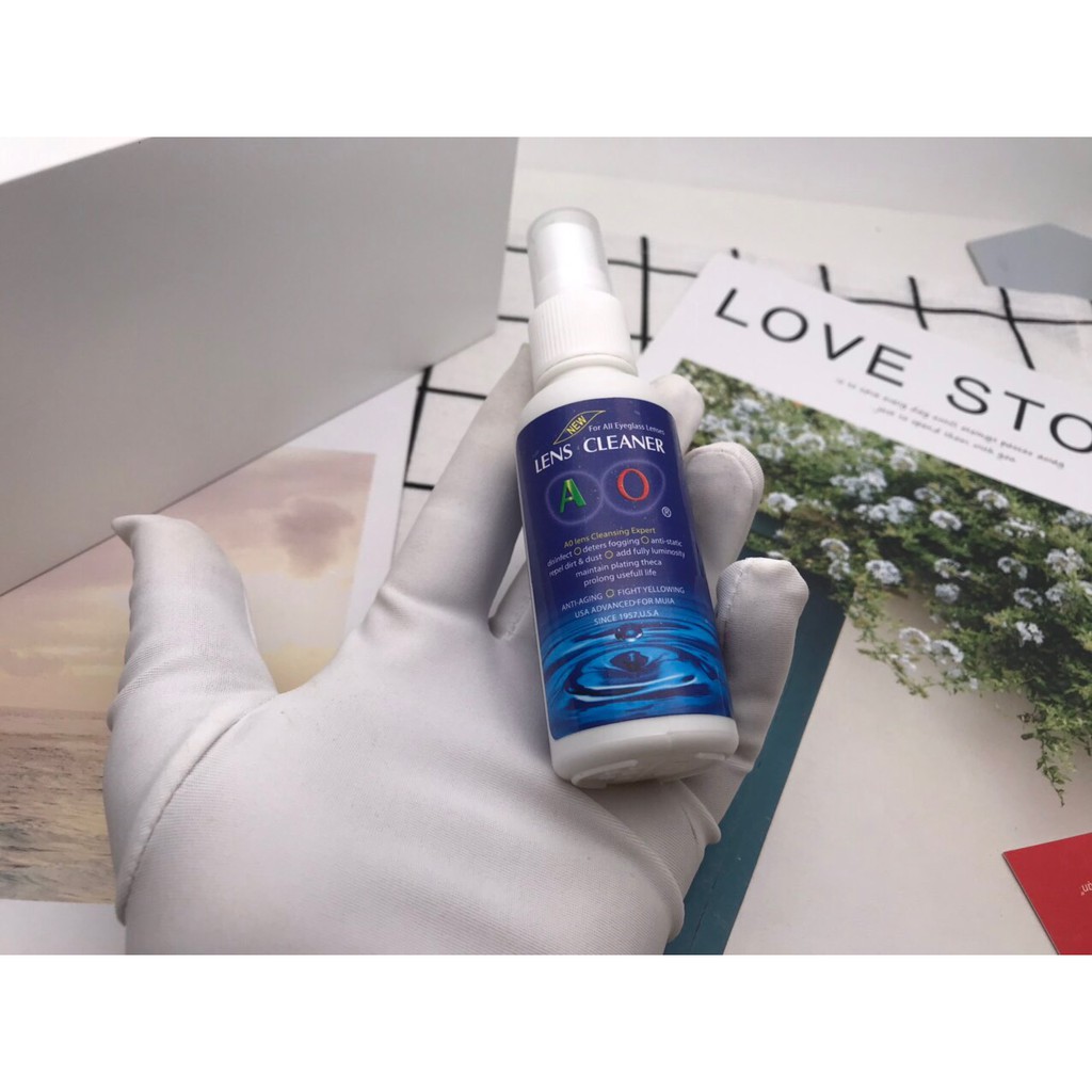 Nước rửa kính Lens Clears hàng Việt Nam chất lượng cao - lau kính sạch kin và bóng loáng