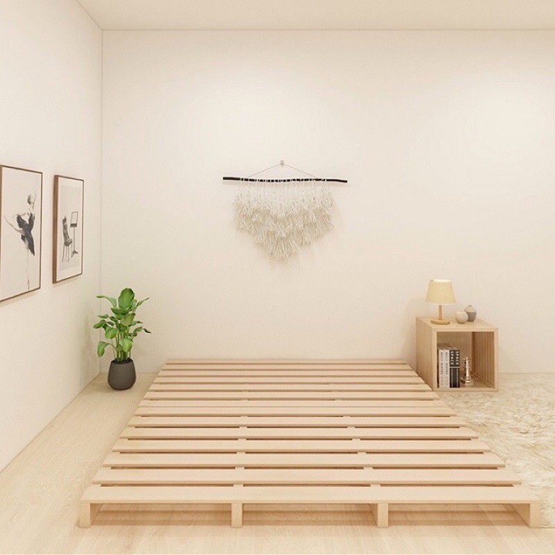 Giường ngủ , giường pallet gỗ thông cao 8 cm chống ẩm  Huy decor | BigBuy360 - bigbuy360.vn