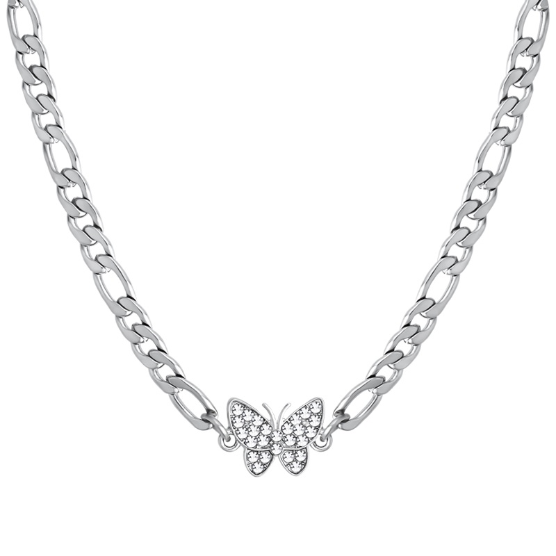 Vòng cổ choker mặt bướm cá tính sang trọng