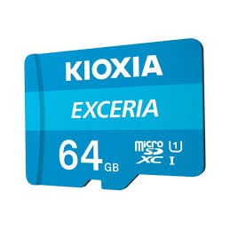 Thẻ nhớ MicroSDHC Kioxia Exceria 64GB UHS-I U1 100MB/s (Xanh) - Formerly Toshiba Memory