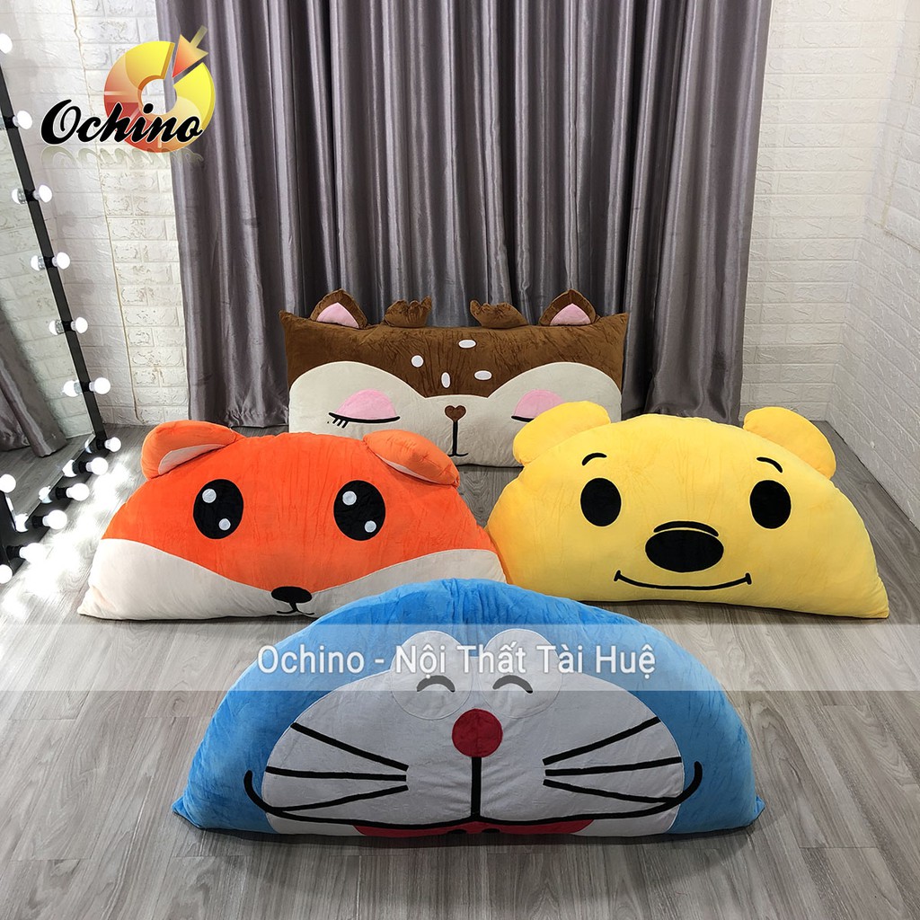 Gối Tựa Đầu Giường Hình Thú Dễ Thương Mẫu mới 2021 (Hàng handmade cao cấp có sẵn, Hình Thật shop chụp)