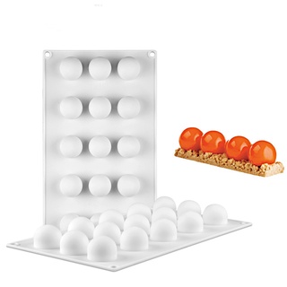 Khuôn silicon 15 ngăn làm bánh đa năng tiện dụng DIY
