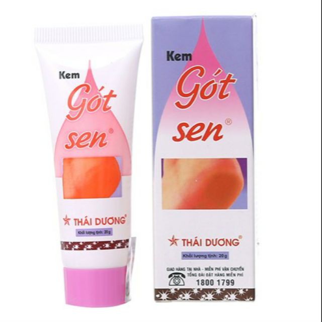 Kem làm giảm nứt gót chân Gót Sen Thái Dương (20g) | BigBuy360 - bigbuy360.vn