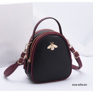 Balo da mini, Túi xách mini, Đeo 2 kiểu cho các nàng sành điệu
