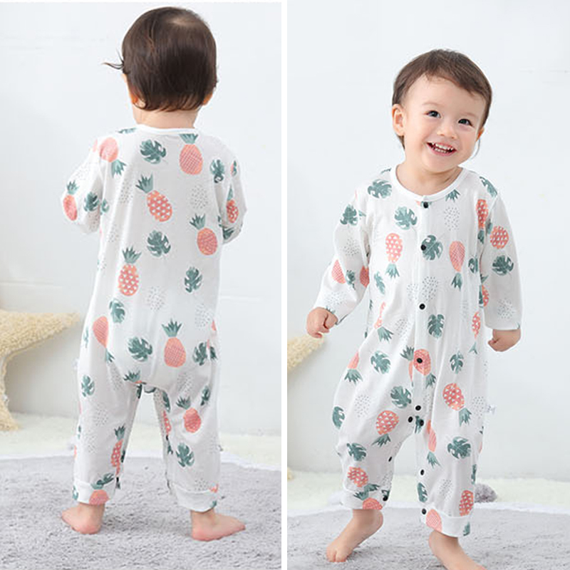 Jumpsuit Cotton Họa Tiết Hoạt Hình Cho Bé