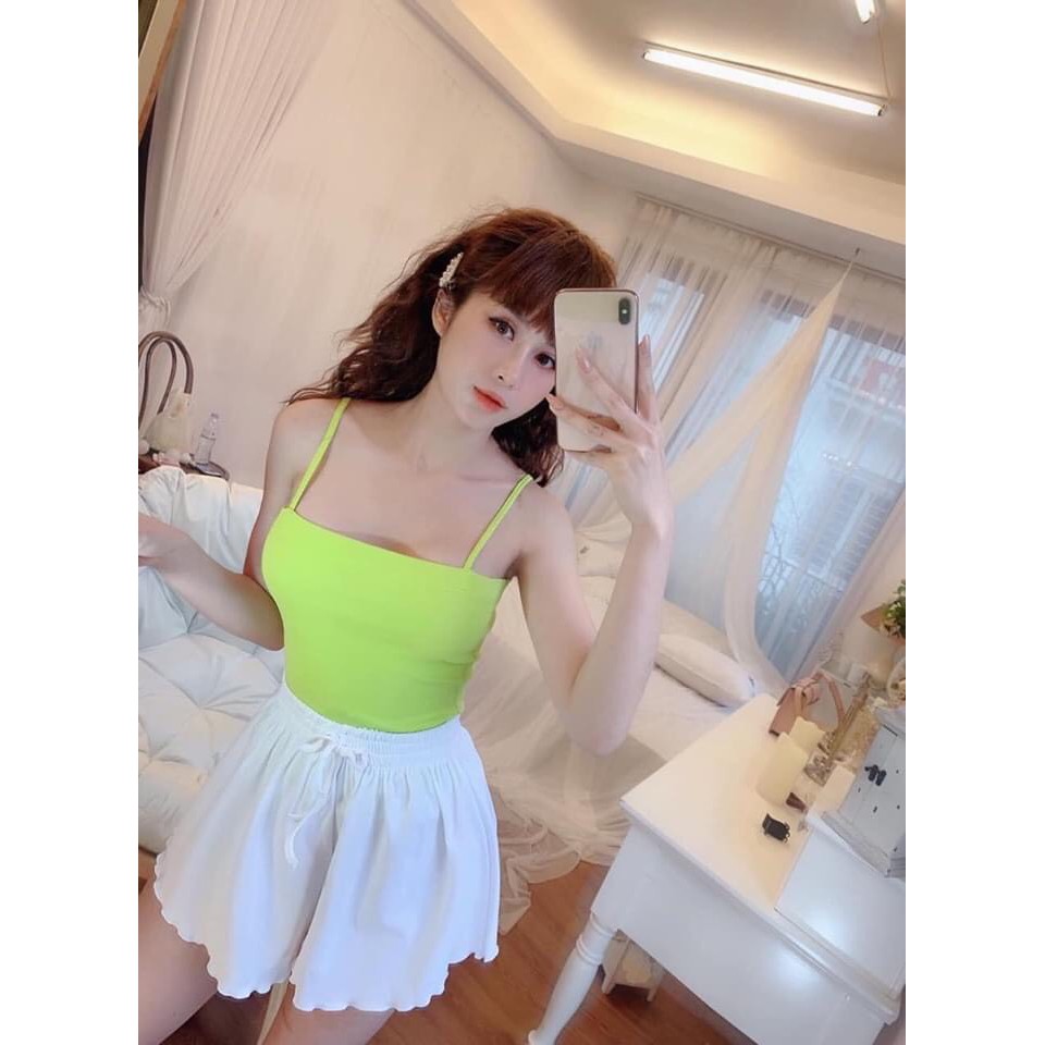 Áo 2 Dây💥𝑭𝑹𝑬𝑬𝑺𝑯𝑰𝑷💥Aó Kiểu 2 Dây Chất Borip,LY STORE
