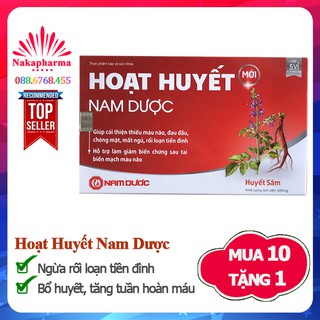 ✅ [10 TẶNG 1] Hoạt Huyết Nam Dược – Giúp bổ huyết, tăng tuần hoàn máu, ngừa rối loạn tiền đình, xơ vữa động mạch
