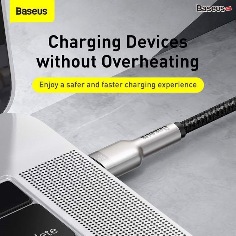 Cáp sạc nhanh 100W Baseus C to C Cafule PD2.0 dùng cho điện thoại samsung 1m - Bảo hành 24 tháng