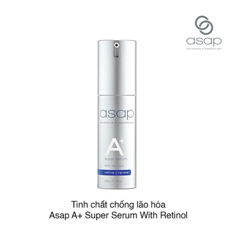 Tinh chất Chống lão hoá da Asap Super A + (hàng chính hãng)