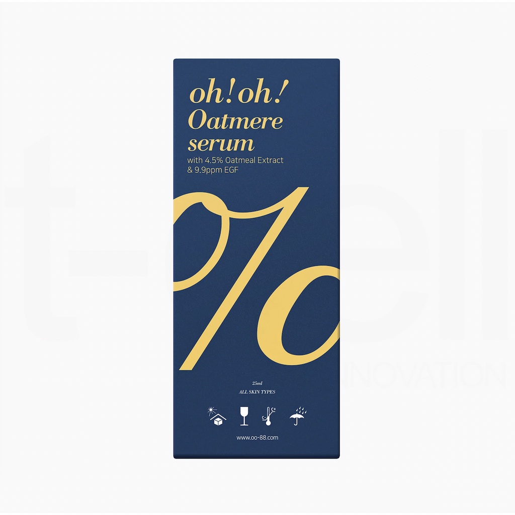 Tinh chất oh oh tế bào gốc tái tạo da oh!oh! Oatmere serum (Oat Extract &amp; 9,9ppm EGF) (25ml)