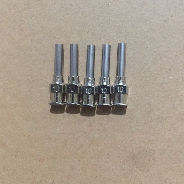 Đầu kim sắt bơm keo, mỡ hàn mũi 13mm số 10 đến 30