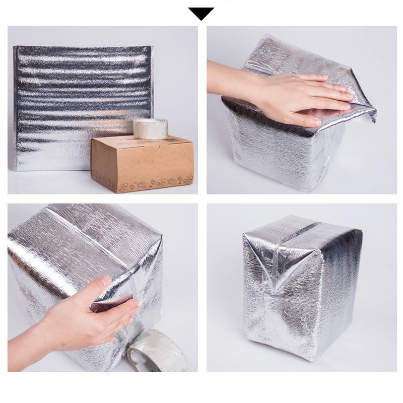 Set 50 túi đựng thức ăn trưa cách nhiệt tiện lợi