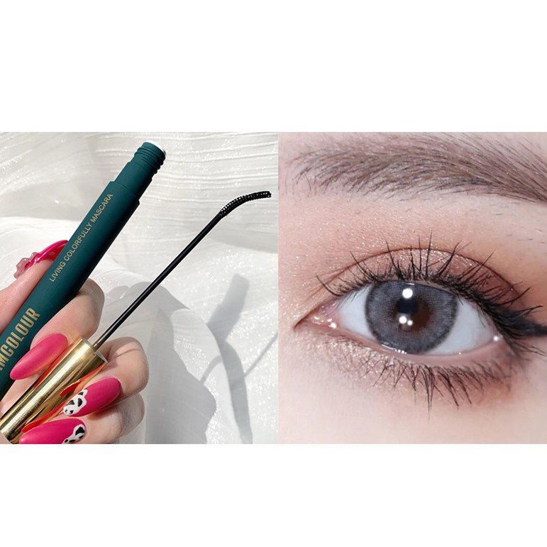 Mascara chuốt mi GlamColor đầu nhỏ 2.5mm lâu trôi chống thấm nước