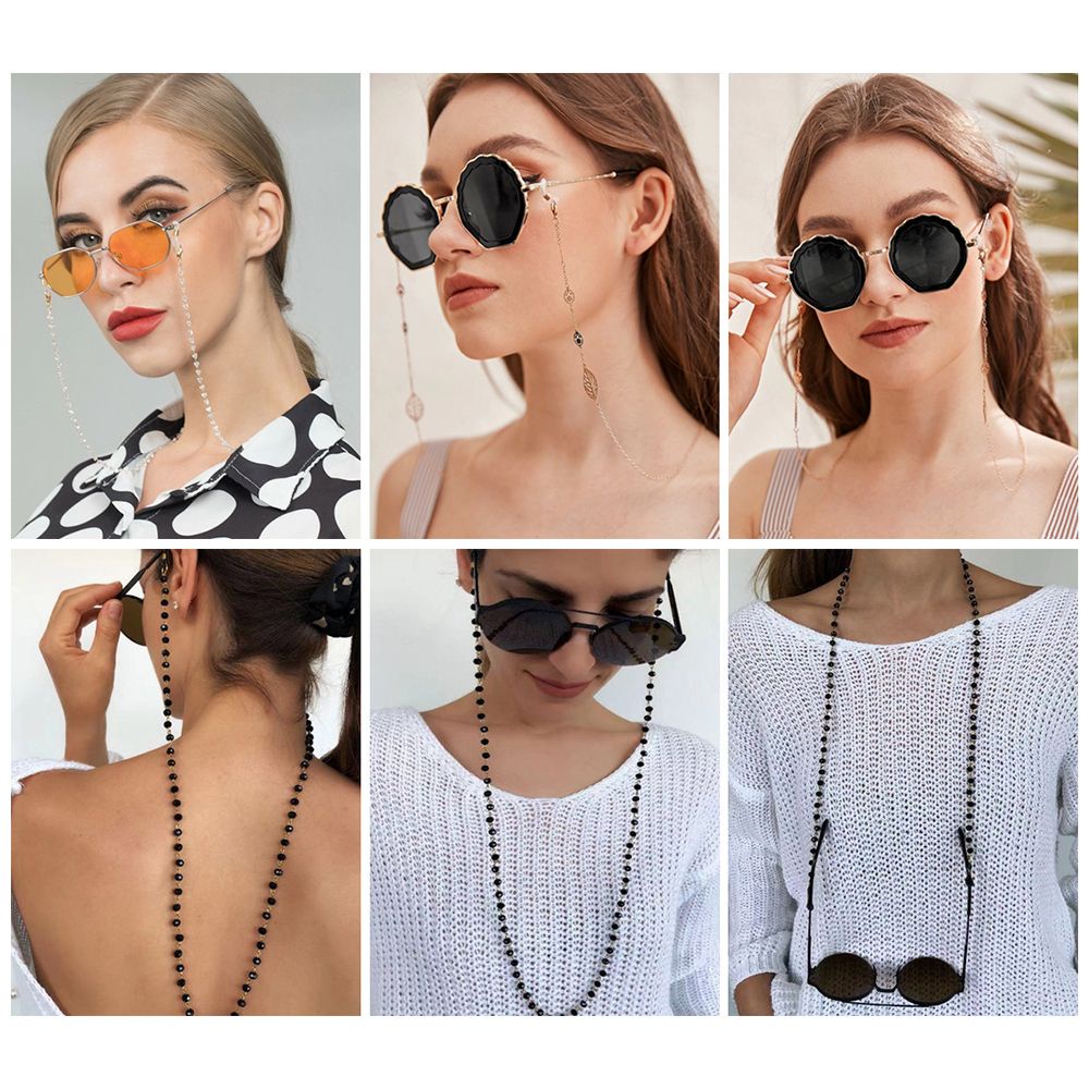 Dây Đeo Giữ Mắt Kính Chống Trượt / Thất Lạc Đính Ngọc Trai Thời Trang Cho Nữ