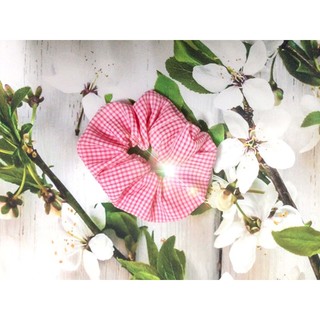 Dây cột tóc vải scrunchies 2 lớp (size 11 cm)