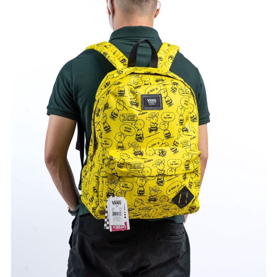 ⚡️  BALO Vans x Caro Marvel Peanuts Snoopy Backpack  | FULL TEM TAG CODE