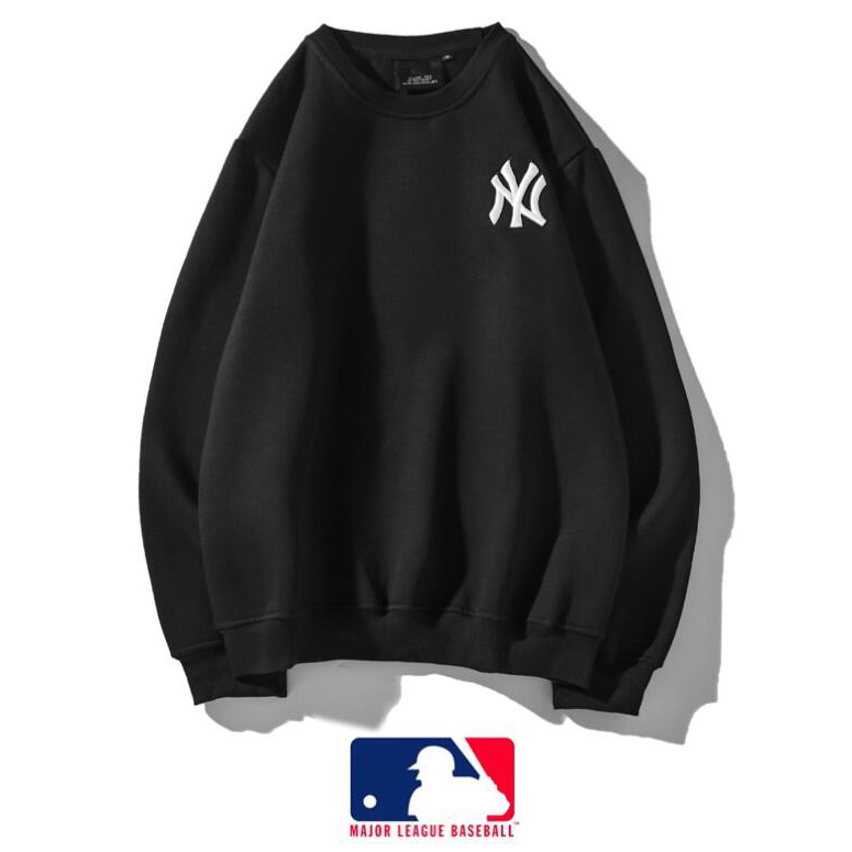 Áo Sweater MLB Vải Cotton Cổ Tròn Thêu Họa Tiết Cá Tính Cho Nam Nữ | BigBuy360 - bigbuy360.vn