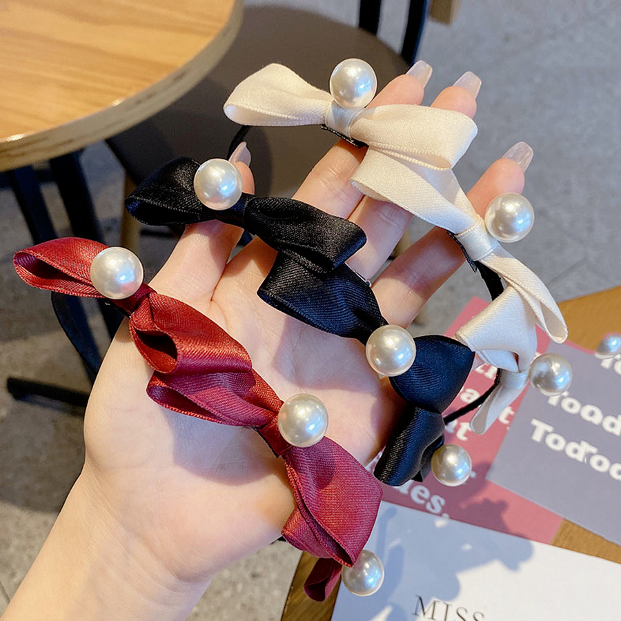 Cài tóc đính ngọc trai nhân tạo thời trang Hàn Quốc thanh lịch