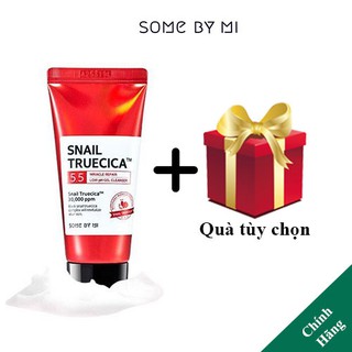 Sữa Rửa Mặt Dạng Gel Dịu Nhẹ, Giúp Da Đàn Hồi Săn Chắc Some By Mi Snail Truecica Miracle Repair Low PH Gel Cleanser 30ml