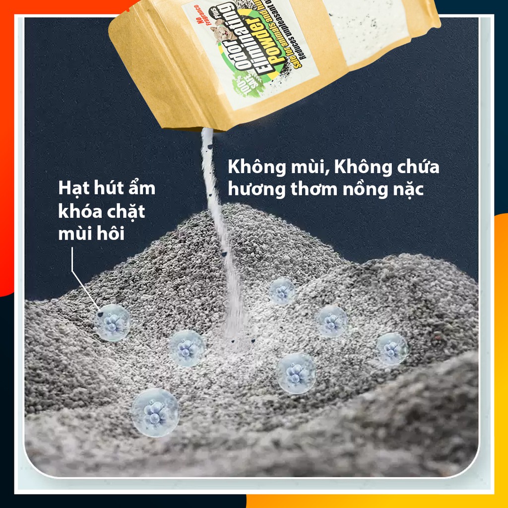 Hạt Khử Mùi Cát Mèo MELA PLUS 800gram - Không mùi, không độc hại, hiệu quả 90%