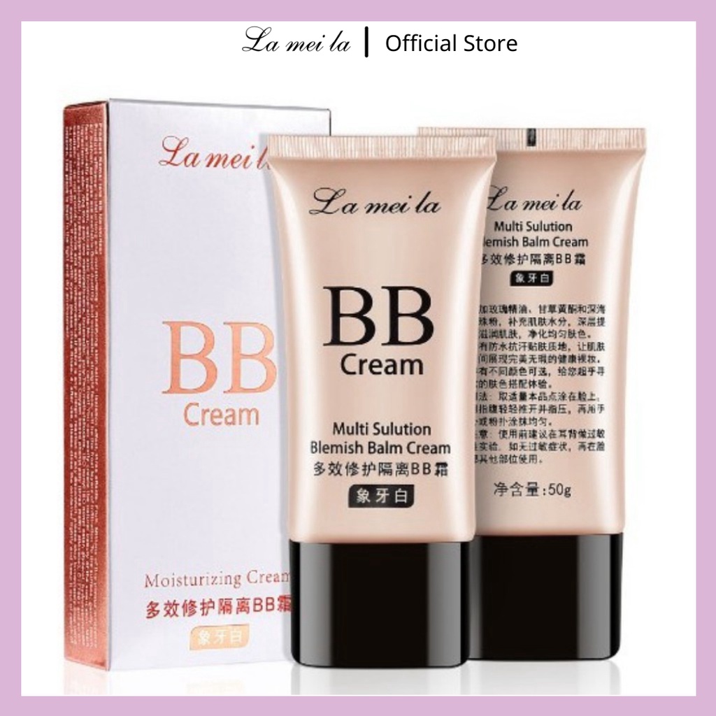 (Rẻ Vô Địch) Kem Nền Trang Điểm BB Cream Moisturing Lameila - Kem Che Khuyết Điểm Lameila LKN1