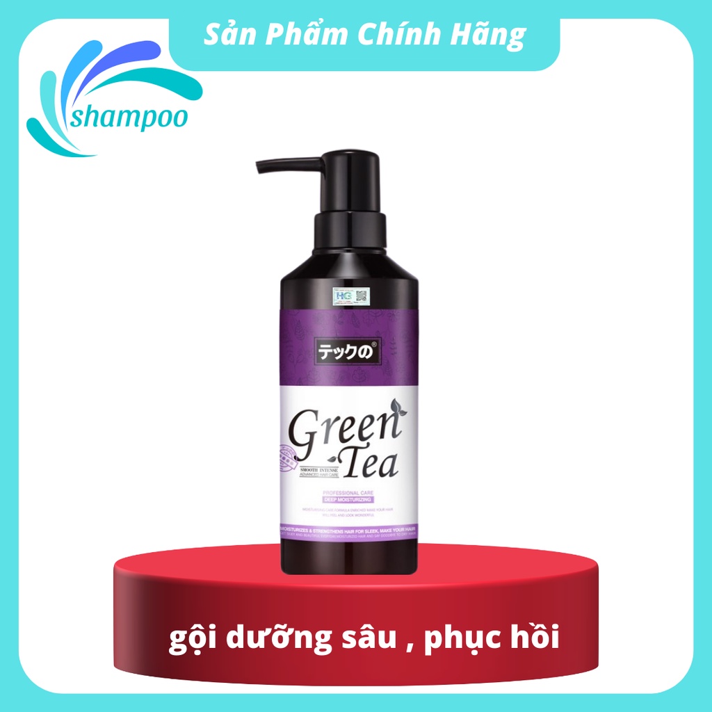 Cặp dầu gội xả trà xanh MEIKI 780mnl kiềm dầu cho da đầu và cân bằng độ ẩm phục hồi hư tổn cho mái tóc
