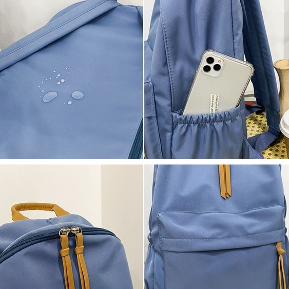 Balo đi học ulzzang Hàn Quốc Đựng Máy Tính Sức Chứa Lớn Đơn Giản Dễ Phối Đồ Cho Nữ Sinh Trung Học