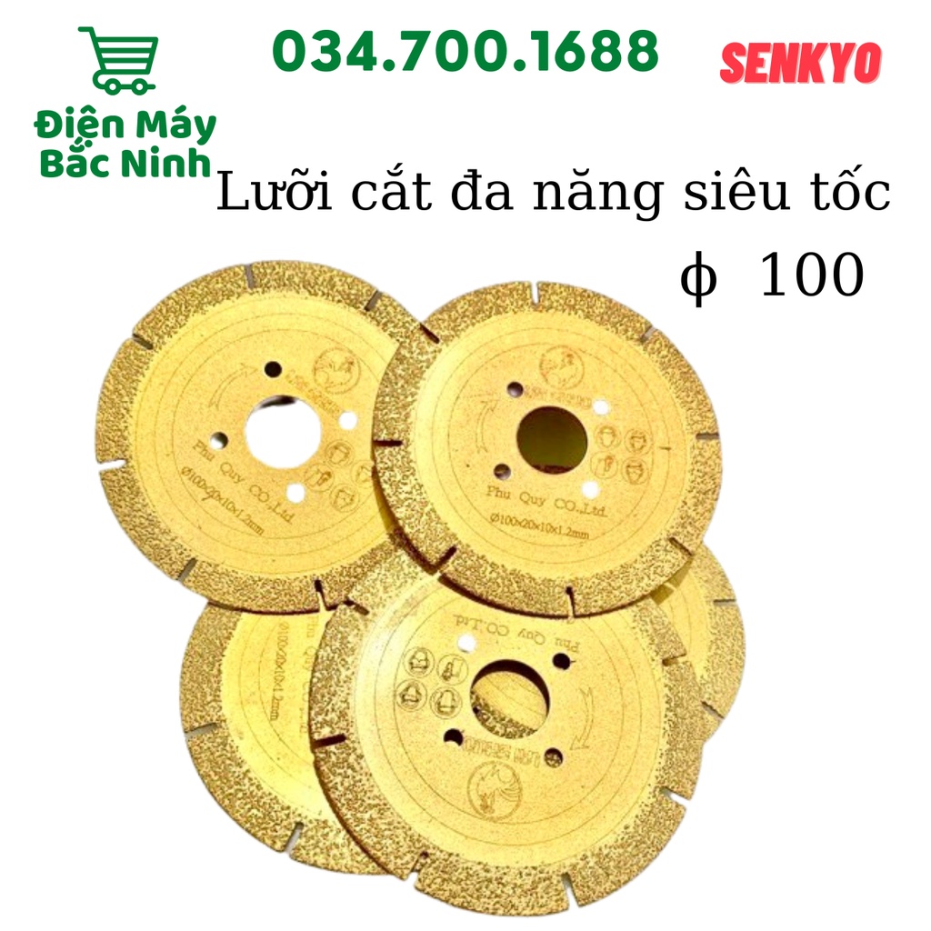 Lưỡi cắt đa năng Lưỡi cắt gạch phi 100 SENKYO