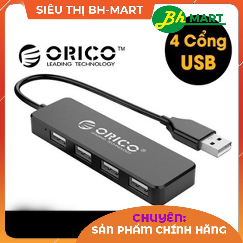 Bộ Chia USB ORICO 4 Port - Hub USB ORICO 4 Cổng FL01-BK-BP - FL01-WH-BP