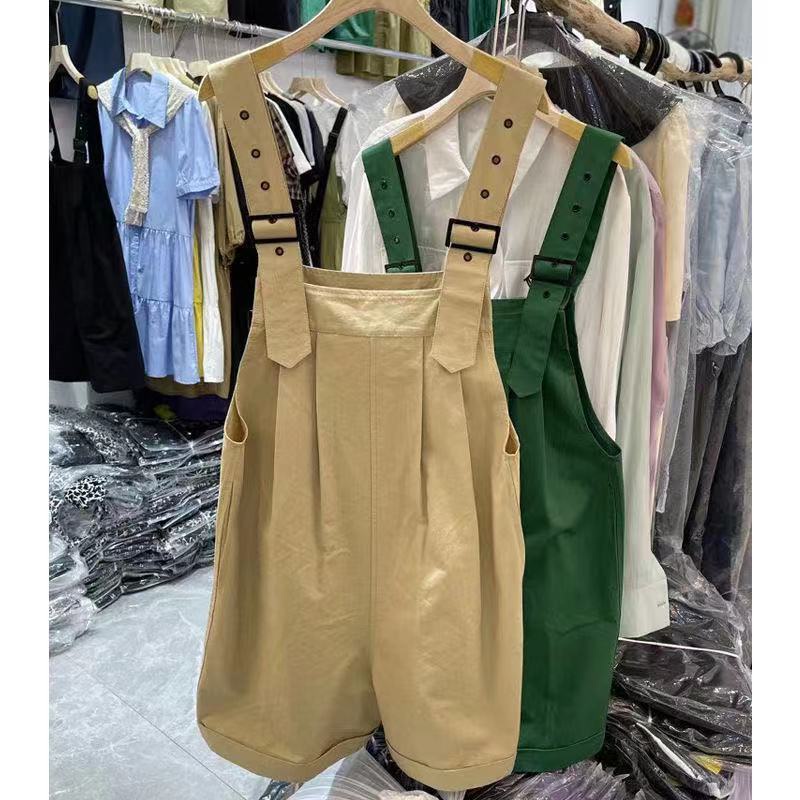 Bộ Áo Thun + Quần Yếm Dáng Rộng Thời Trang Hàn Quốc 2022