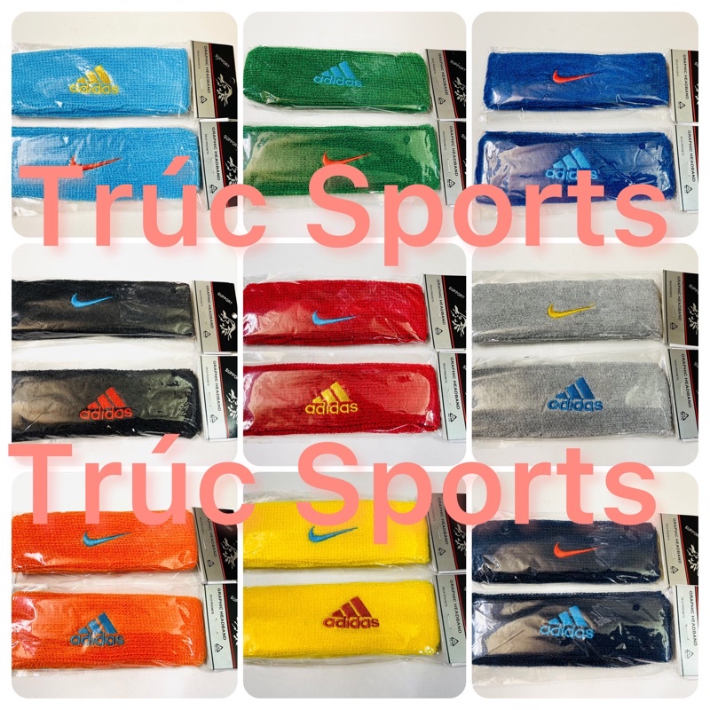 🌟Băng đeo đầu thể thao thấm hút mồ hôi loại tốt cotton Băng đô thể thao