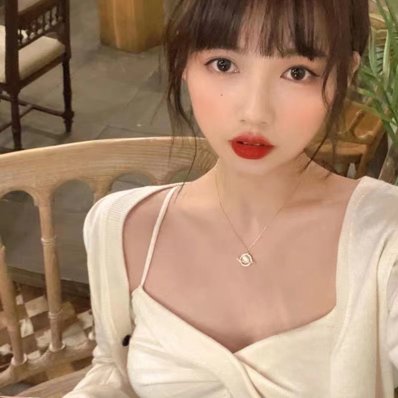 vòng cổ nữ hành tinh cực đẹp phong cách Hàn Quốc