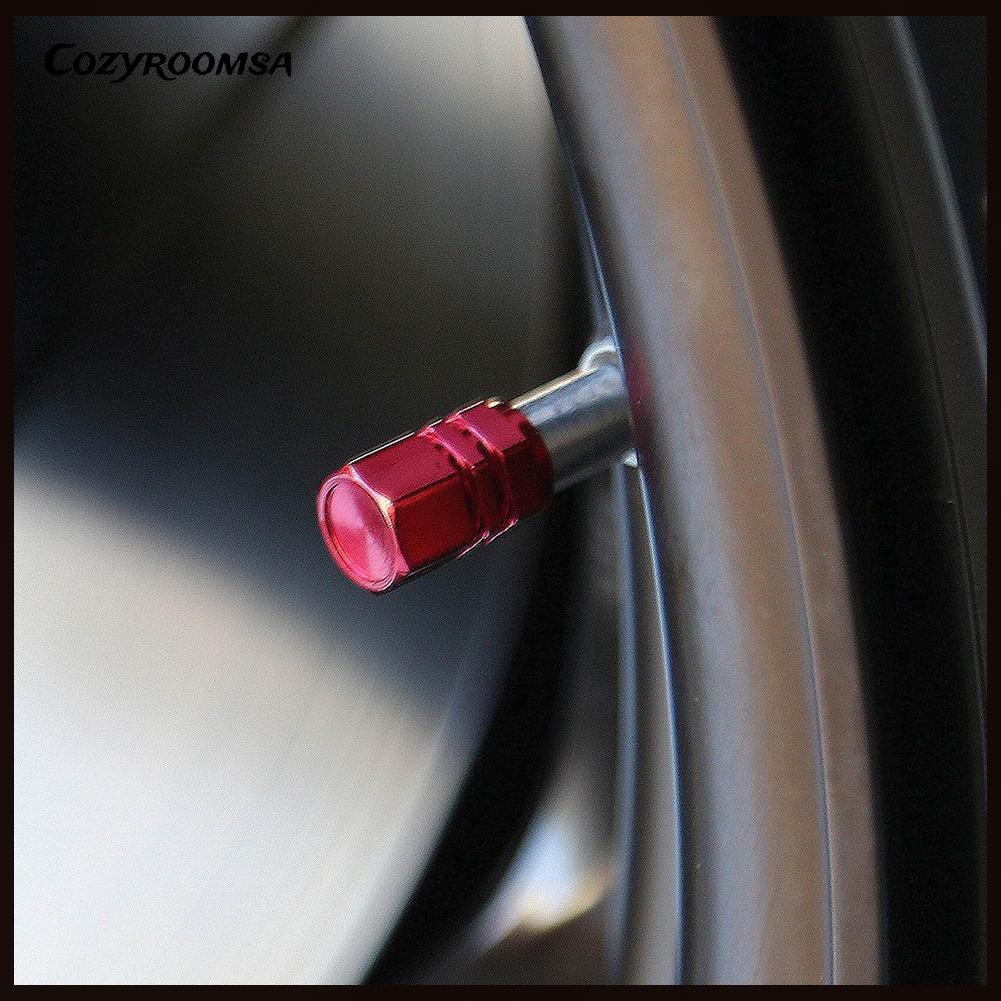 Set 4 Nắp Van Bánh Xe Ô Tô Làm Từ Hợp Kim Nhôm Tiện Dụng