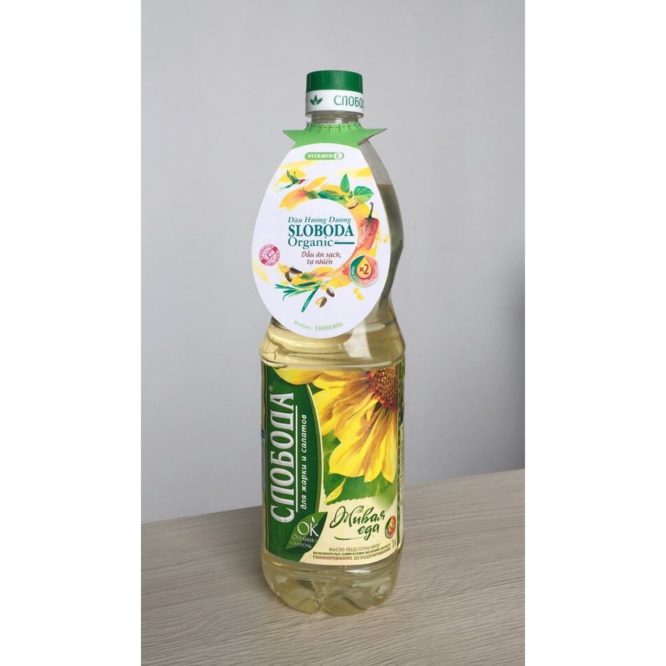 Dầu ăn Hướng Dương Sloboda Organic VÀ DẦU OLIU