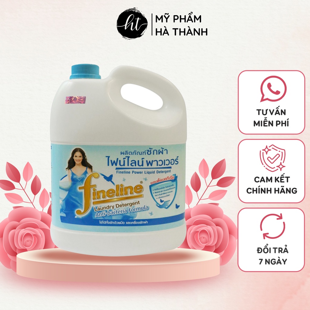 Nước Giặt Fineline Thái Lan 3000ml Đậm Đặc Thơm Lâu Loại Bỏ Vết Bẩn Vượt Trội Hàng Chính Hãng - HT140