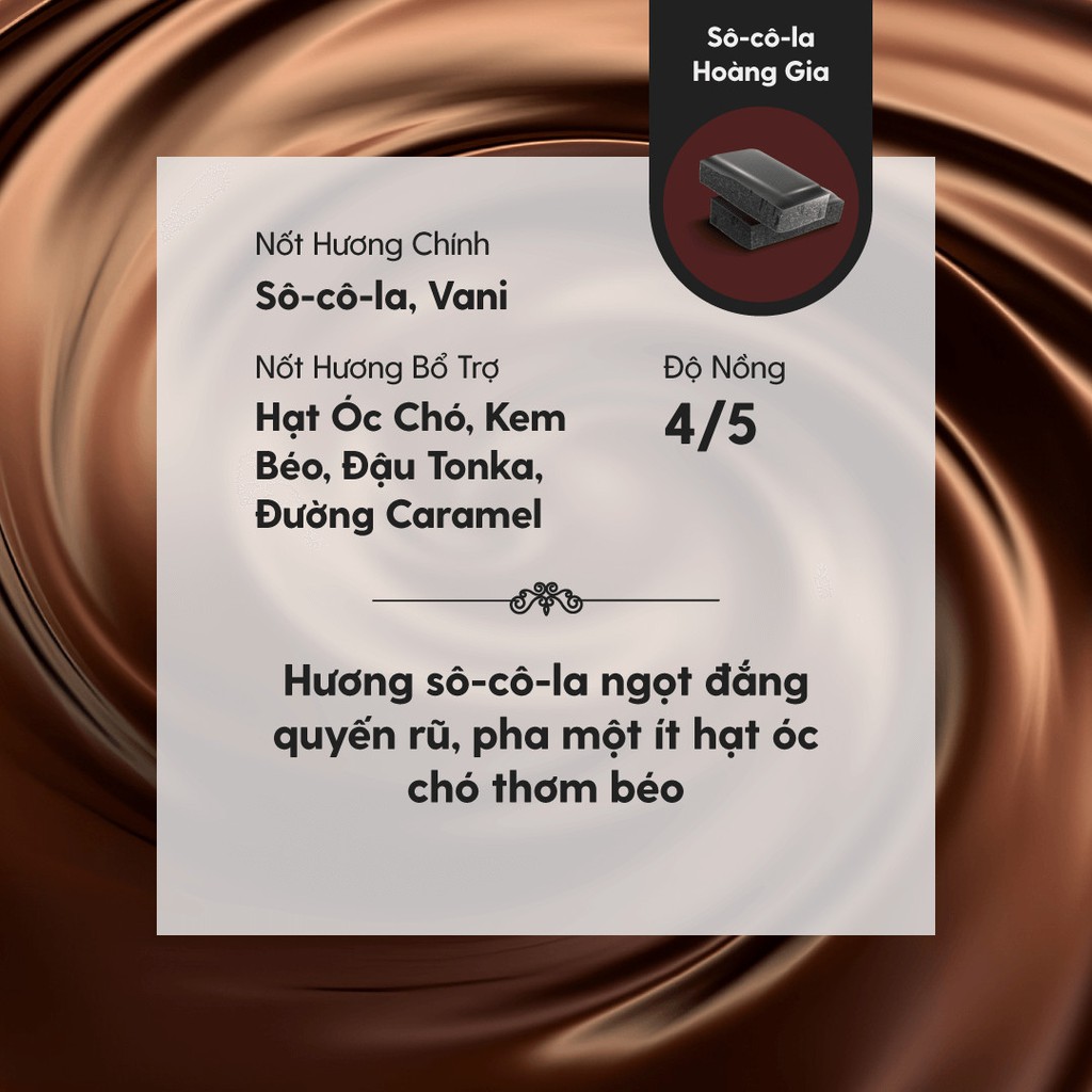 Tinh Dầu Phối Hương Royal Chocolate (Ngọt Bùi) Làm Nến Thơm, Xông Thơm Phòng HENY GARDEN