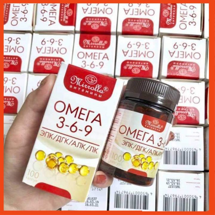 Omega 369 Nga 100v [FREESHIP_CHÍNH HÃNG]tốt cho sức khỏe, trắng, dẹp da