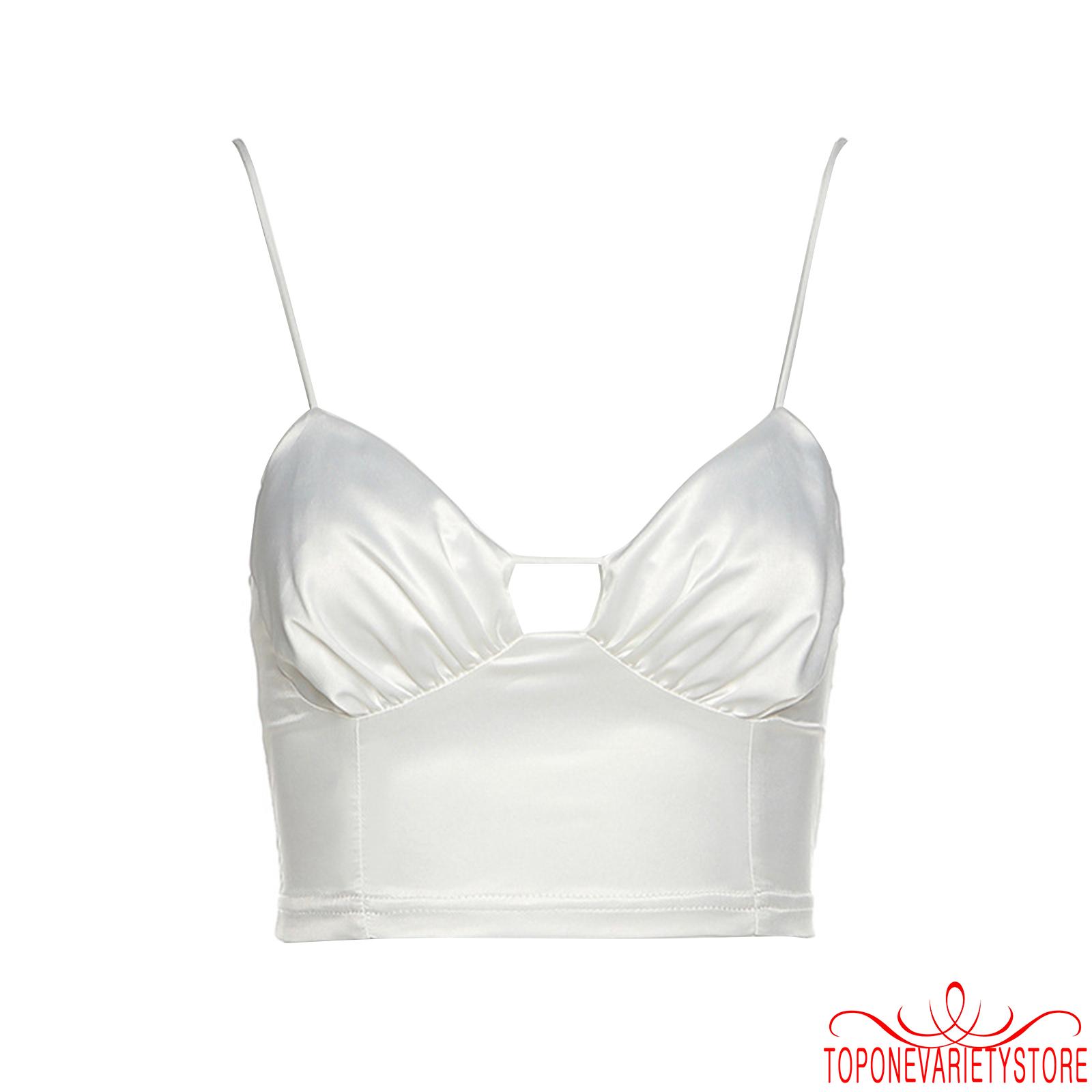 [Mã FAMAYWA giảm 10K đơn 50K] Áo Croptop Hai Dây Cổ Chữ V Khoét Sâu Gợi Cảm Cho Nữ | BigBuy360 - bigbuy360.vn