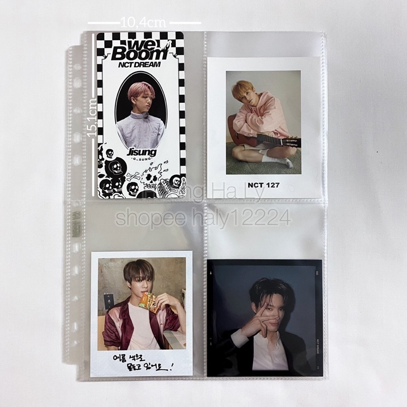 SHEET MEET ĐỰNG CARD/BÀI 4 Ô A4