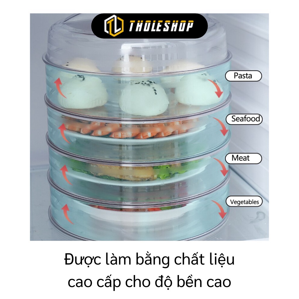 [SGD] Lồng Bàn 5 Tầng - Tháp Đậy Thức Ăn, Thực Phẩm Giữ Nhiệt Có Thể Tháo Rời Chống Bụi 9664