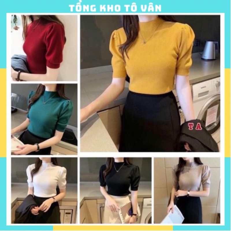 Áo len cổ 3P tay lỡ, ÁO LEN TAY BỒNG,hàng quảng châu chất len mịn đẹp