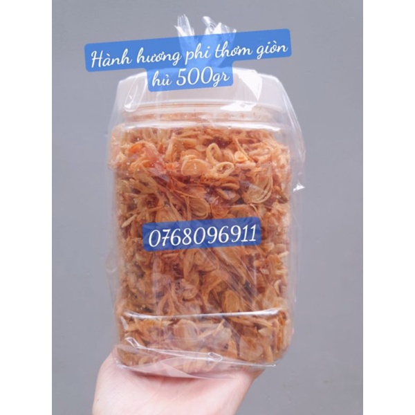 Hành phi INDO thơm giòn ngọt- hủ 500gr