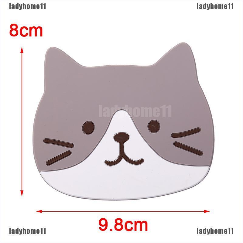 Tấm Lót Bàn Ăn Cách Nhiệt Chống Thấm Nước Hình Mèo Dễ Thương 11}