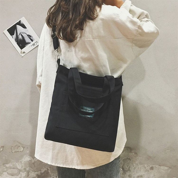 Túi Vải Tote Living Loại 1 Siêu Đẹp Cặp Đeo Chéo Ulzzang Hàn Quốc BT17