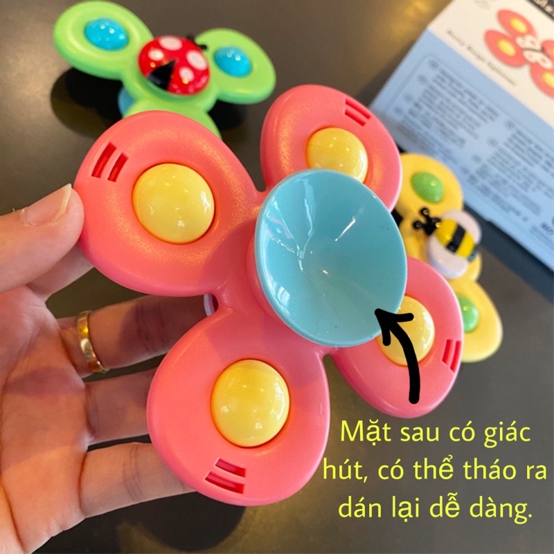Đồ chơi Con Quay Vận Động Spinner Top Freeship Con quay dán tường cho bé phát triển tư duy và vận động