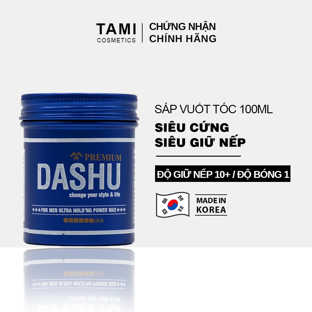 Sáp vuốt tóc nam Siêu cứng Siêu giữ nếp DASHU For Men Premium Ultra Holding Power SAP01