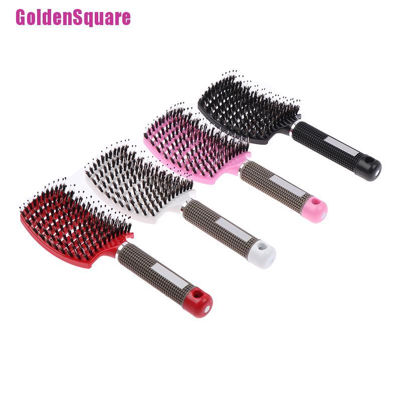 Lược Chải Tóc Massage Da Đầu Bằng Nylon Hình Chữ Nhật Cho Nữ